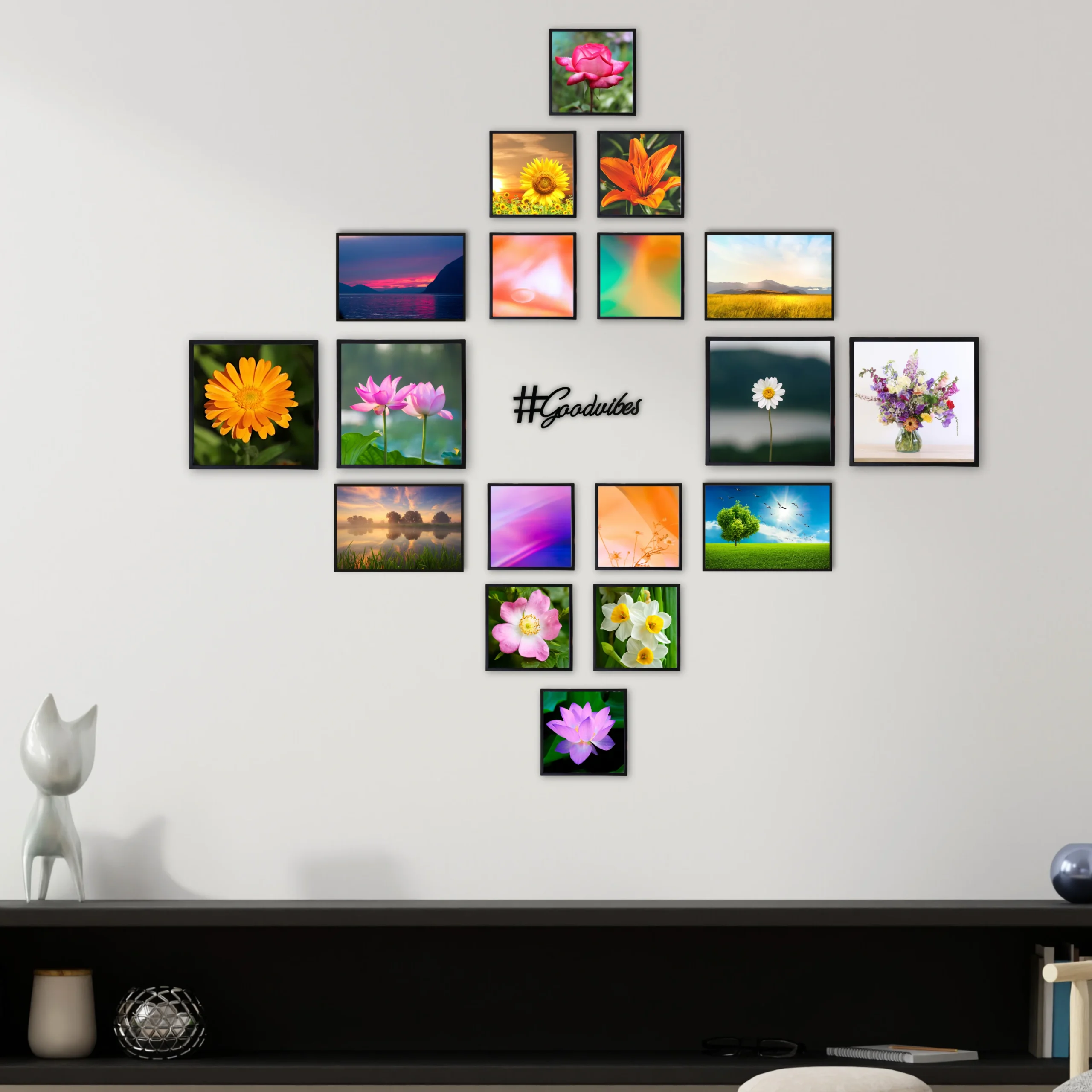 Nature-Inspired Wall Set