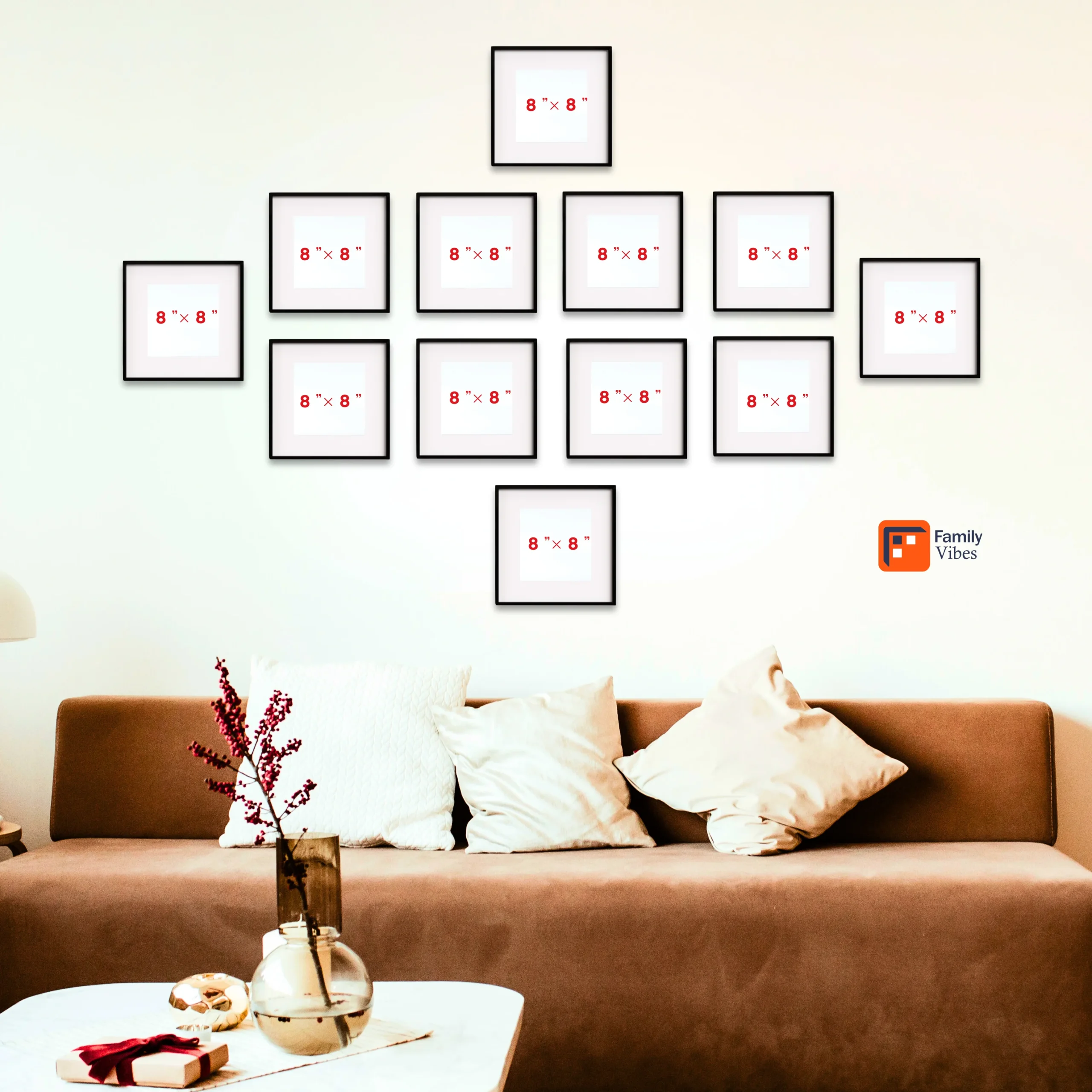 Mini Floral Wall Art – 8″x8″