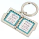 Engraved Metal Key Chain with Photo Insert